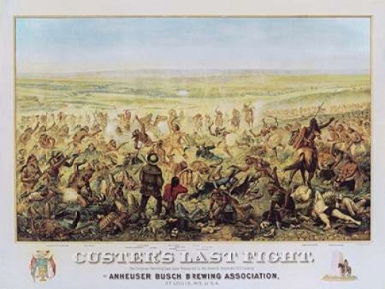 Custers Last Fight Poster Print by Anonymous - Item # VARPDX133272